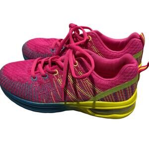 Omega Walk Shoes Womens Size 36/ US 6.5 Pink Neon Lightweight Sneakers